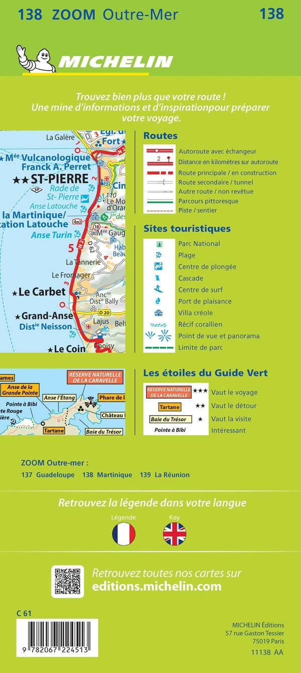 Carte zoom martinique