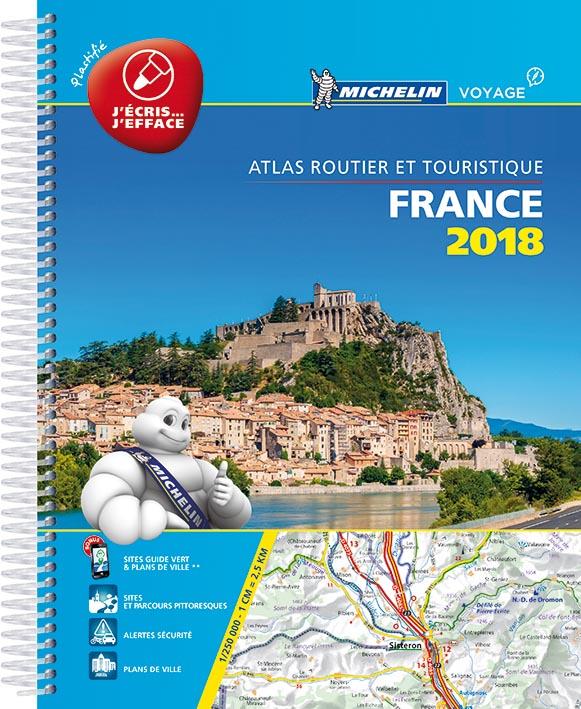 France ; atlas routier et touristique (édition 2018) - flash vidéo