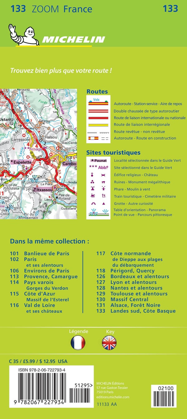 Cartes Zoom n.133 : Llandes sud - Côte basque (édition 2018)