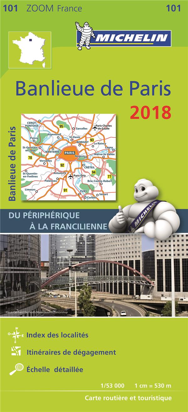 Cartes Zoom n.101 : banlieue de Paris (édition 2018)