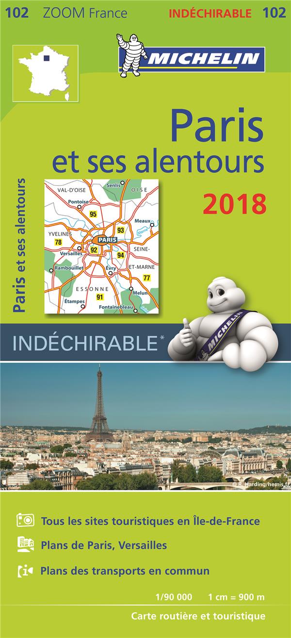 Cartes Zoom n.102 : Paris et ses alentours (édition 2018)