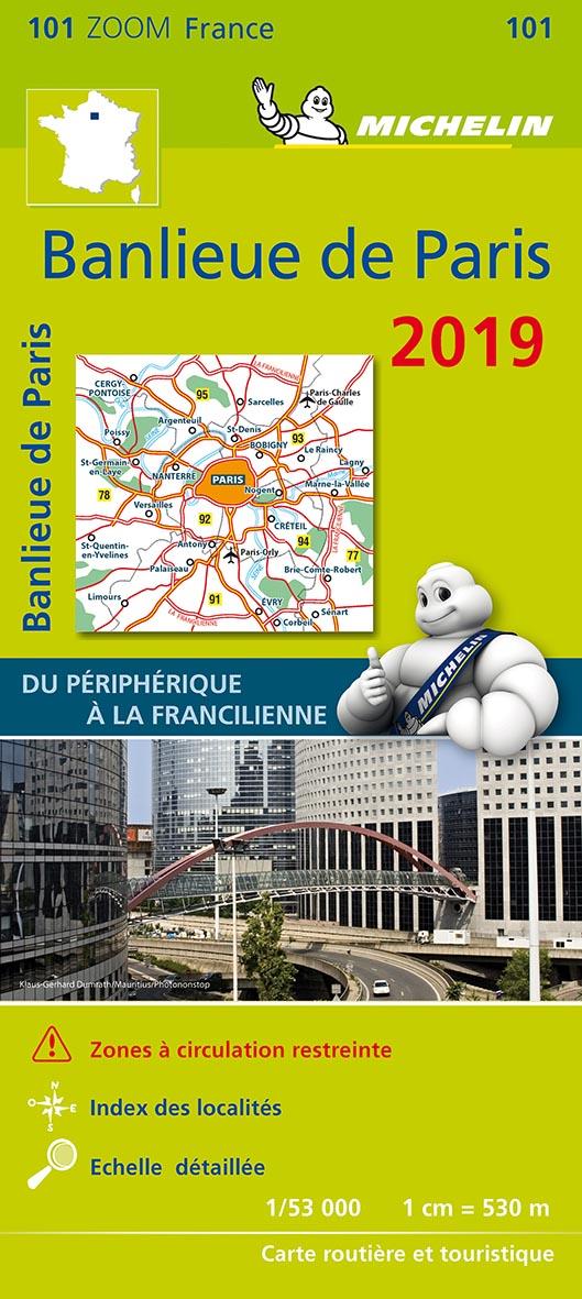 Cartes Zoom n.101 : banlieue de Paris (édition 2019)