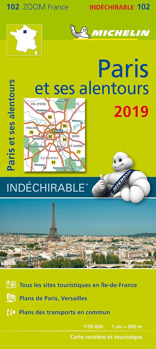 Cartes Zoom n.102 : Paris et ses alentours (édition 2019)