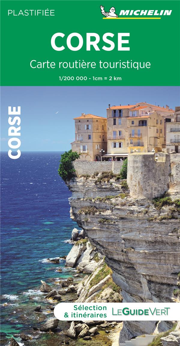 Carte routière touristique ; Corse