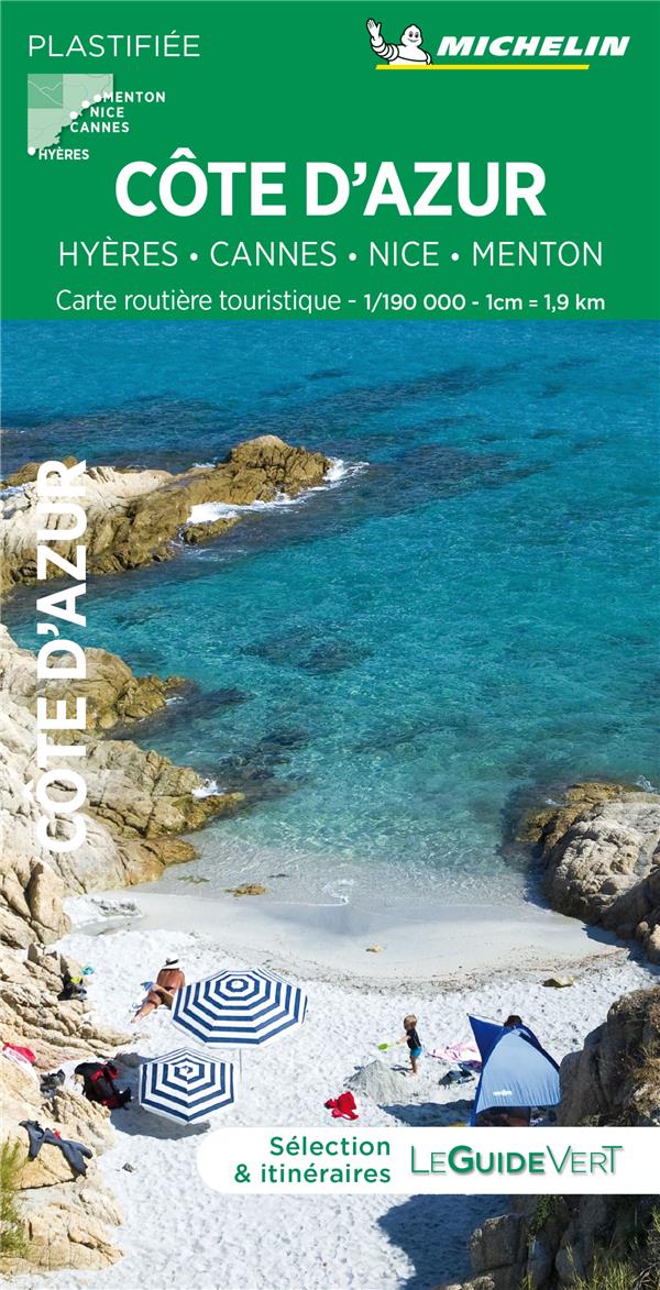 Carte touristique Cote d'Azur (édition 2021)