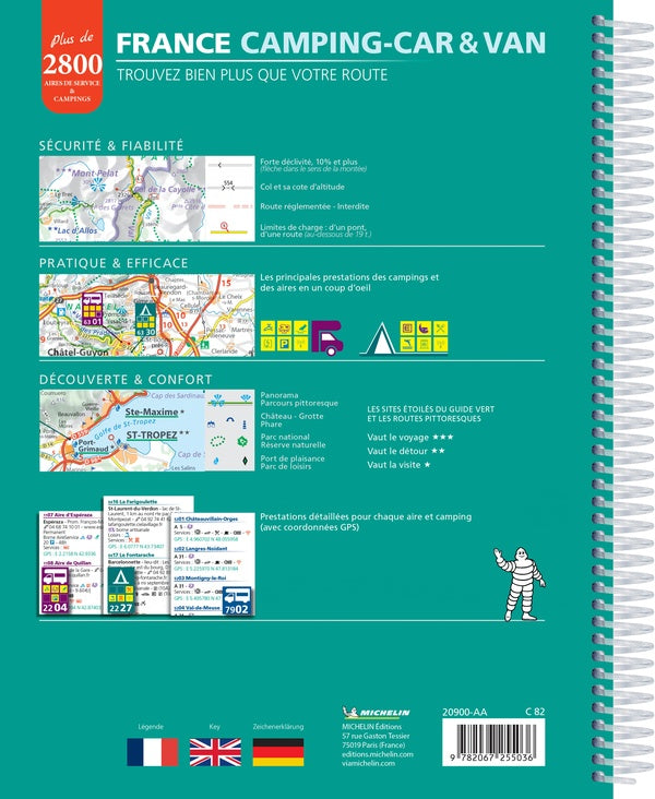 France camping-car & van : Atlas routier et touristique (édition 2022)