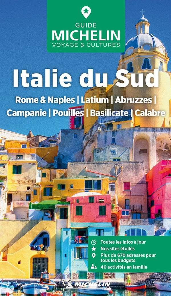 Le guide vert : Italie du Sud : Rome & Naples, Latium, Abruzzes, Campanie, Pouilles, Basilicate, Calabre (édition 2025)