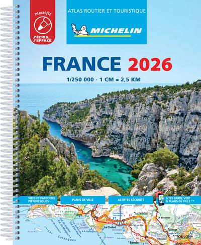 France : Atlas routier et touristique (édition 2026)