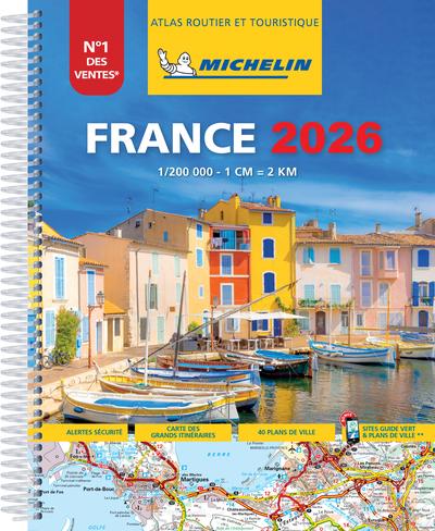 France : Atlas routier et touristique (édition 2026)