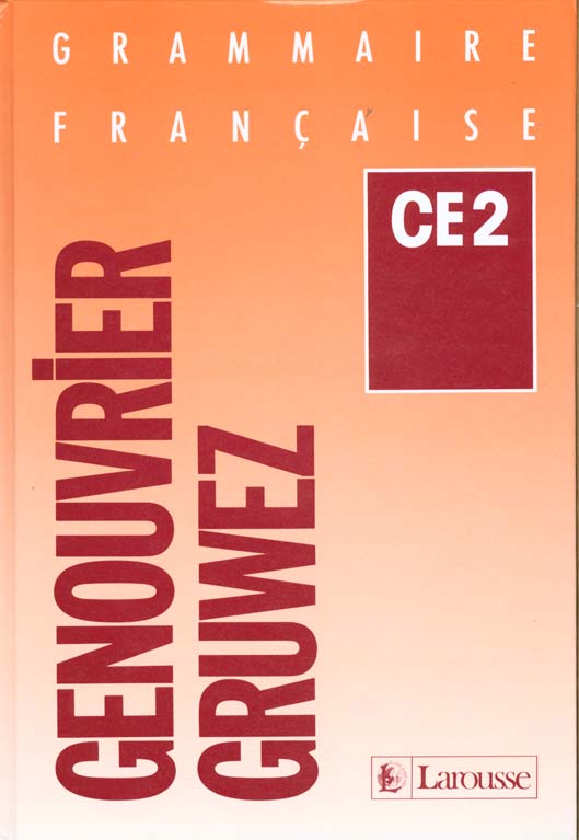 Grammaire francaise, ce2