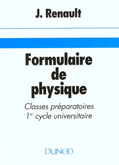 Formulaire de physique