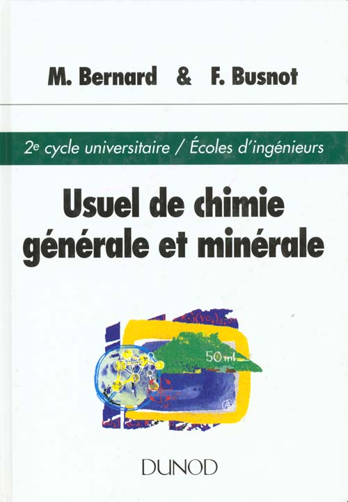 Usuel de chimie generale et minerale