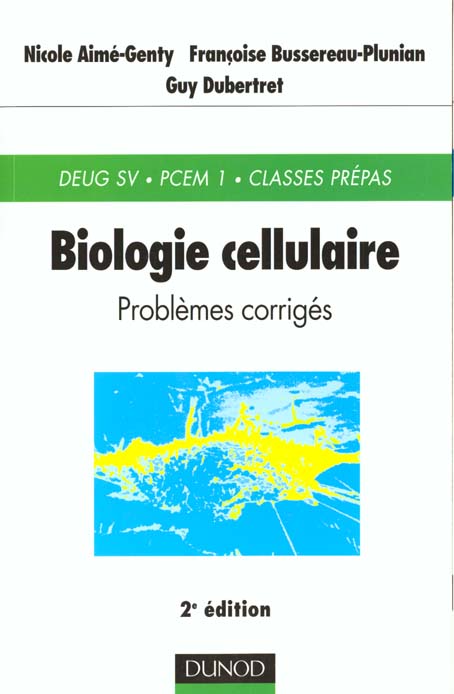Problemes corriges de biologie cellulaire