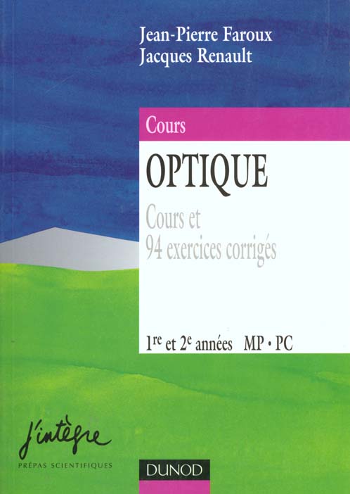 Optique ; 1e et 2e annees mp psi pc