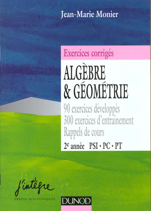 Exercices corriges d'analyse psi pc pt 2e annee t.4
