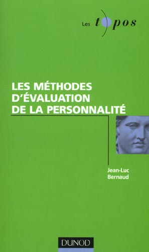 Les methodes d'evaluation de la personnalite