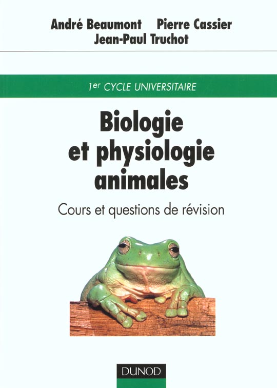Biologie et physiologie animales - cours et questions de revision
