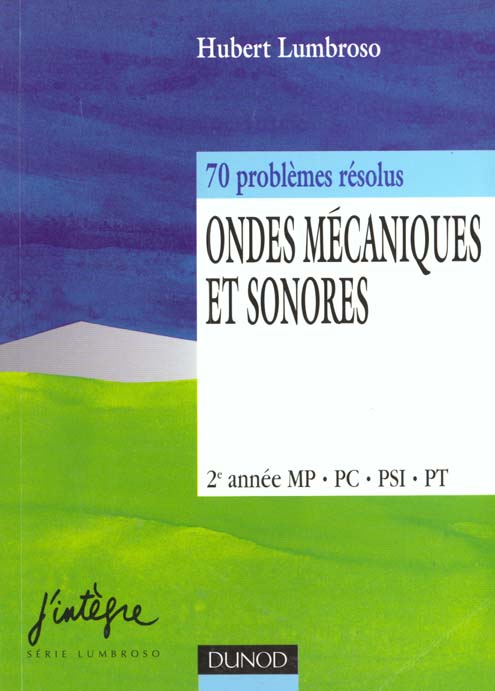 Ondes mecaniques et sonores