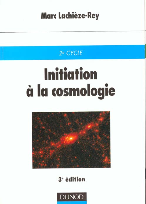 Initiation a la cosmologie