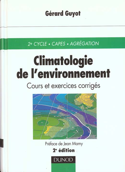 Climatologie de l'environnement - 2eme edition