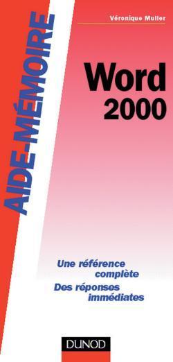 Aide memoire word 2000