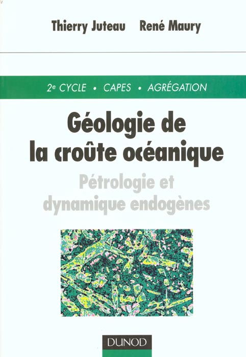 Geologie de la croute oceanique