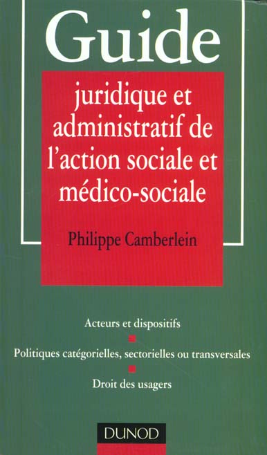 Guide juridique et administratif de l'action sociale