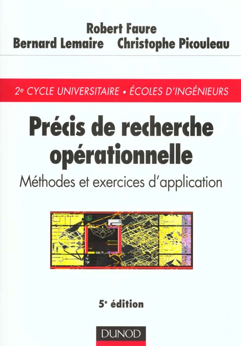 Precis de recherche operationnelle ; methodes et exercices d'application ; 5e edition