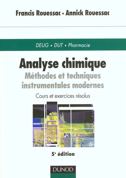 Analyse chimique ; 5e edition