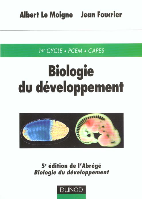 Biologie du developpement ; 5e edition