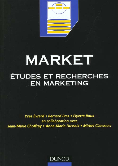 Market ; etudes et recherche en marketing
