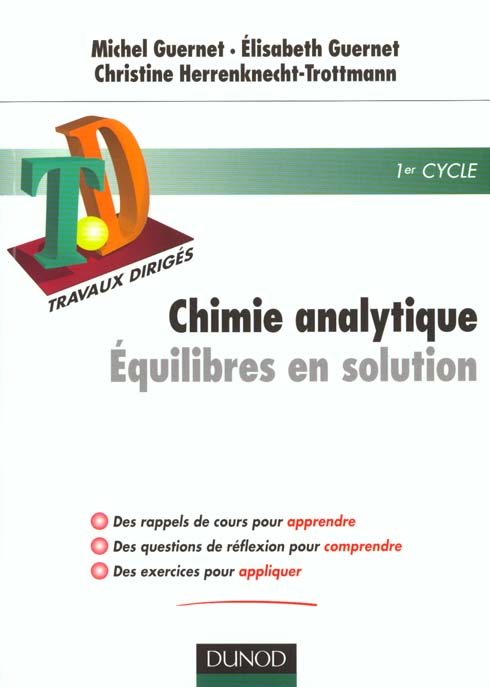 Td chimie analytique