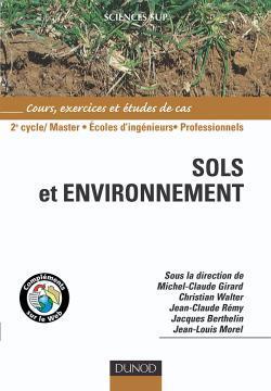 Sols et environnement ; cours et etudes de cas