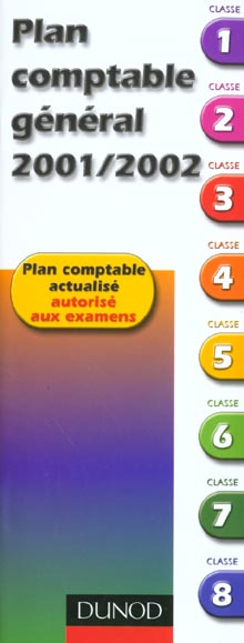 Petit plan comptable 2001