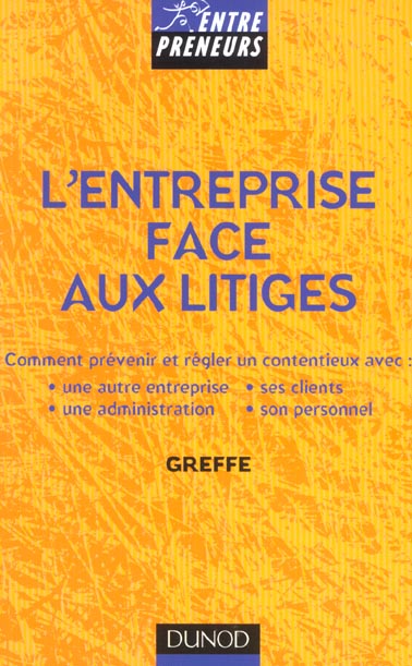 L'entreprise face aux litiges