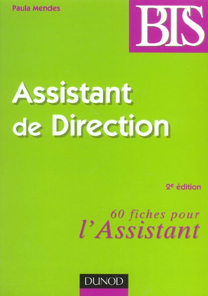Assistant de direction ; BTS (2e edition)