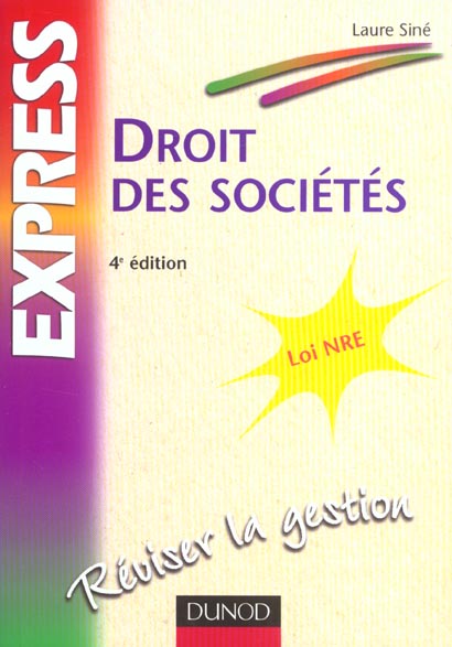 Droit des societes ; 4e edition