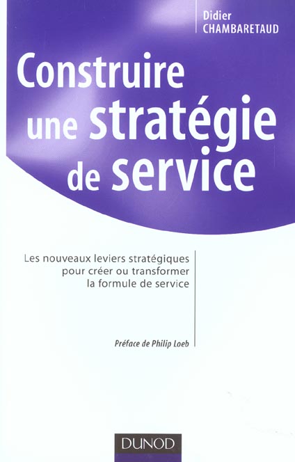 Construire une strategie de service