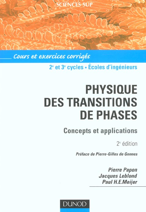 Physique des transitions de phase - 2ème édition - Concepts et applications : Concepts et applications