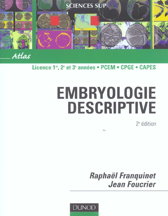 Embryologie descriptive (2e édition)