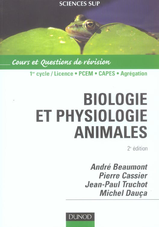 Biologie et physiologie animales - 2eme edition (2e édition)