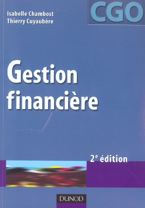 Gestion financiere ; processus 6 (2e édition)