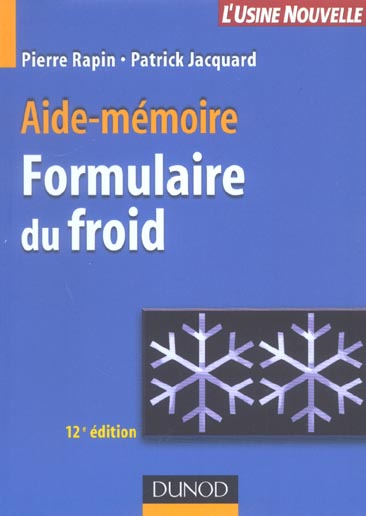 Formulaire du froid (12e édition)