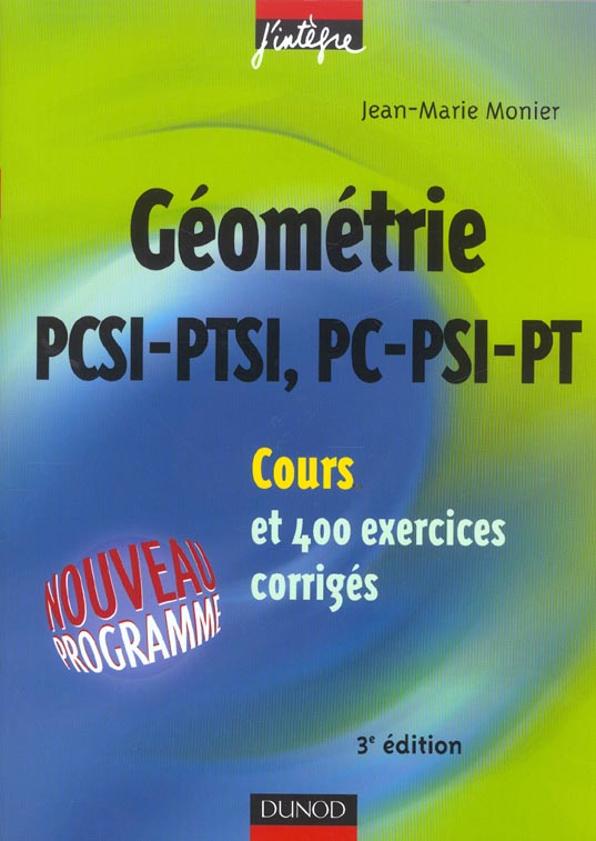 COURS ET 400 EXERCICES CORRIGES PCSI-PTSI PC-PSI-PT