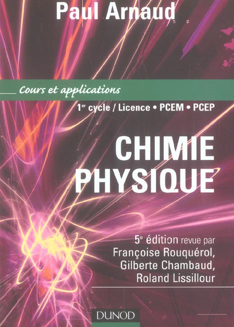 COURS ET APPLICATIONS  1ER CYCLE LICENCE PCEM PCEP (5e édition)