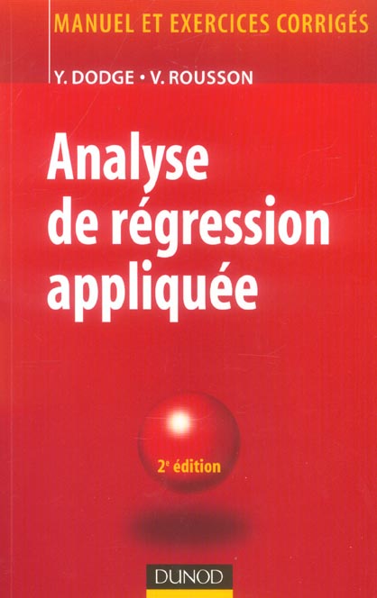 Analyse de régression appliquée - 2ème édition (2e édition)