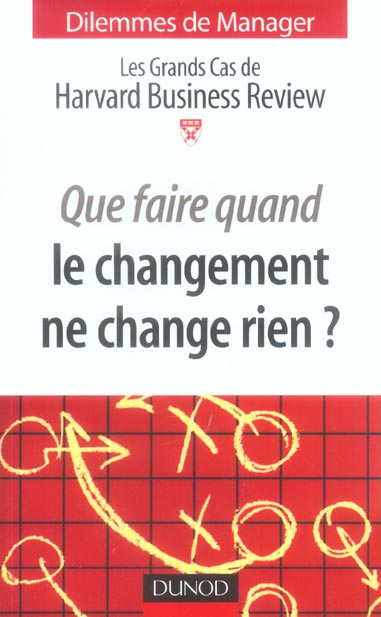 Que faire quand le changement ne change rien ?