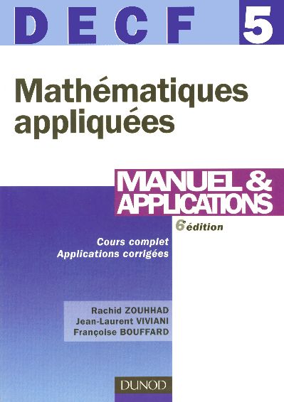 Decf 5/2005 ; mathematiques appliquees ; manuel et applications (6e édition)