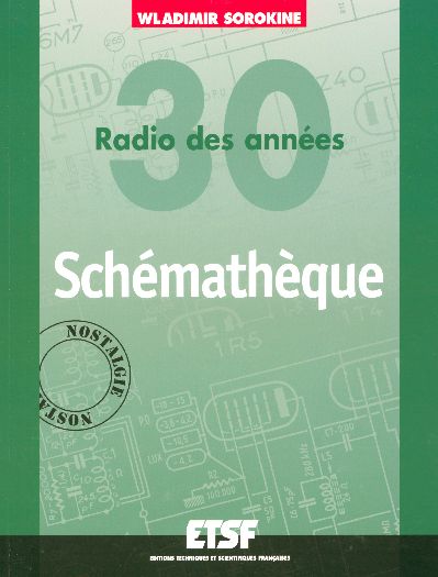 Schematheque - radio des annees 30