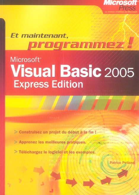 Visual basic 2005 express - livre+complements en ligne